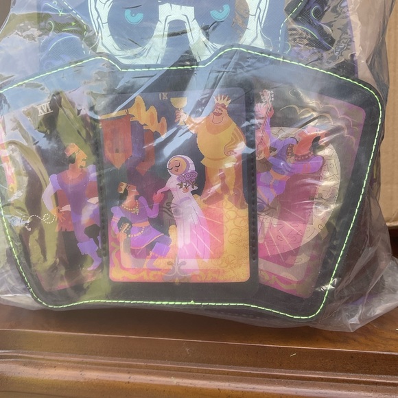 LOUNGEFLY LENTICULAR BACKPACK   DR FACILIER   .RETIRED - Picture 3 of 8